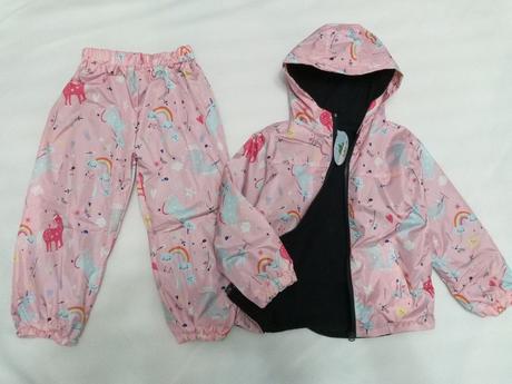 Nepromokavý termo set jednorožci, 92/98, 92 / 98