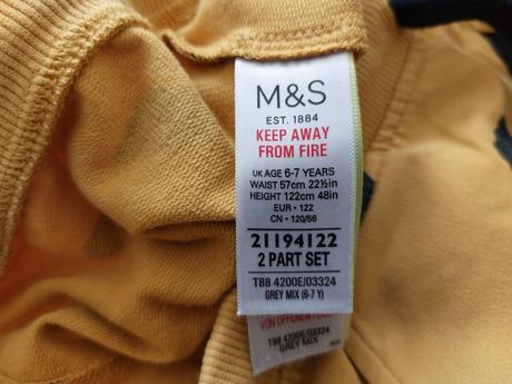 Kraťasy kluk vel.122, marks & spencer,122