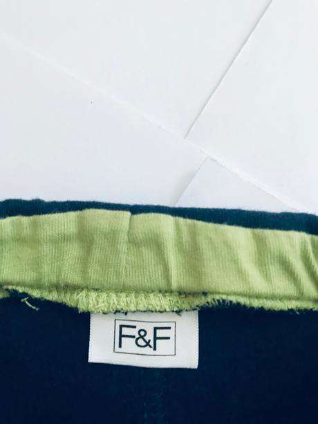 Tepláky modré - v.12/18 měs., f&f,86