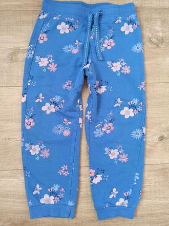 Tepláky s kytičkama, pepco,98