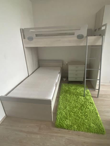 Patrové postele s úložnými šuplíky, šířka (cm): 90,délka (cm): 200