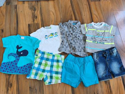 Letní komplet pro chlapečka topolino a lindex 0-3m, topomini,56