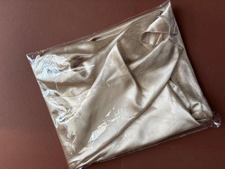 D79/ saténová košilka šampaňské barvy - v.s, xs