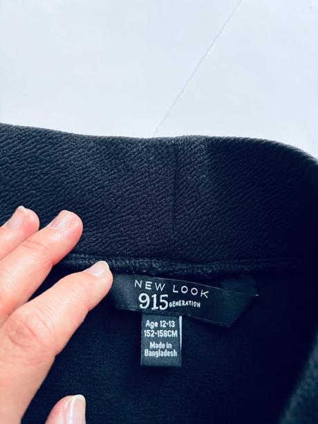 Sukně černá kolová - v.12/13 let, new look,158
