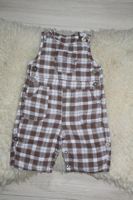 Kalhoty s laclem kostičkované, 68