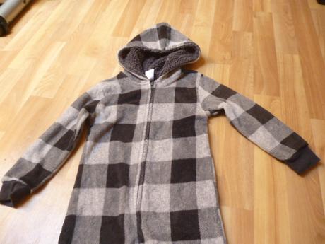 Kostkatý overal 6-7 kids, 122