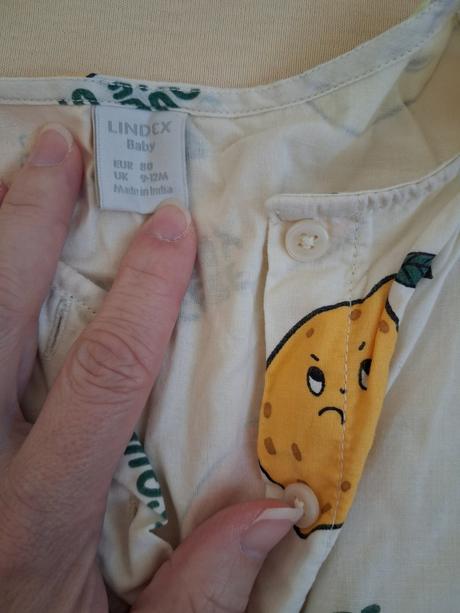 Šaty s citrony, lindex,80