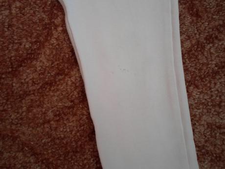 Růžové kalhoty legíny, h&m,140