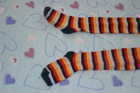 Punčošky punčocháče punčochy pruhované, 104