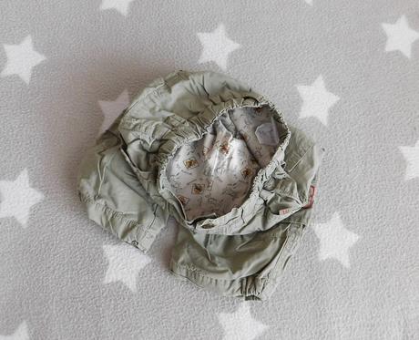 Vyteplené kalhoty s pú disney vel.74, disney,74