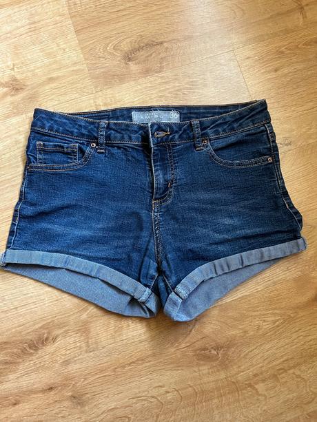 Džínové kraťasy, šortky amisu, 36