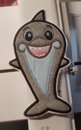 Záložka do knížky žralok, 