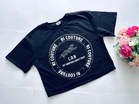 Triko crop top - v.9 /10 let, river island,140