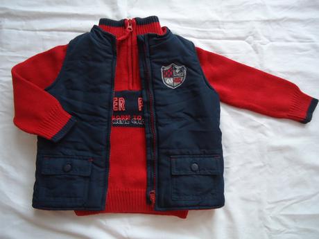 Svetr s prošívanou vestou, topolino,92