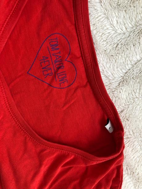 Tom tailor tricko cervene xs - 158/164, tom tailor,164