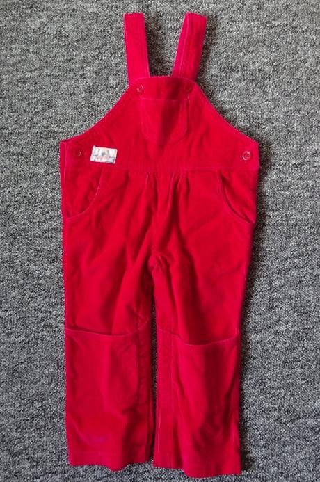 Manšestrové laclové kalhoty, vel. 86, 86