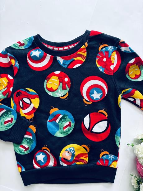 K1/ mikina vánoční marvel - v.2/3 roky, 98