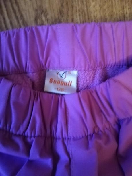 Kalhoty oteplené dívčí. vel. 128., 128