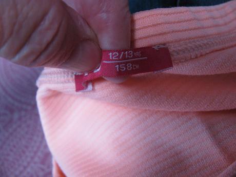 Dívčí elastická lososová minisukně, 158