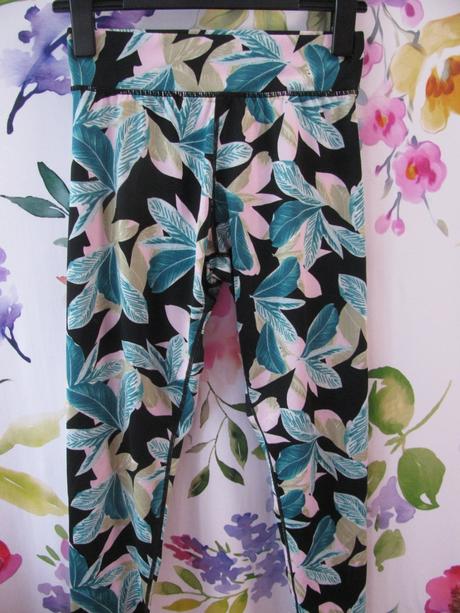 Elastické barevné 7/8 legíny, m