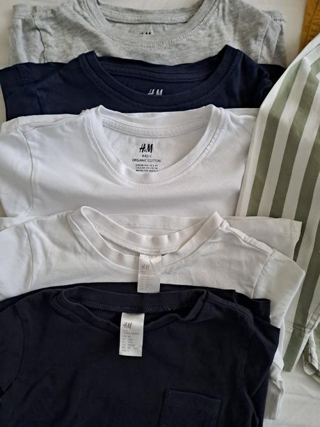 H&m set košile,trika, h&m,104