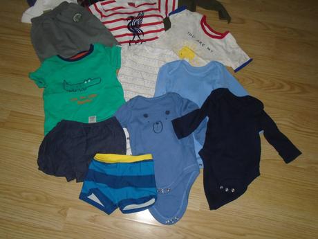 Balíček oblečení vel. 74 na kluka, 68–80