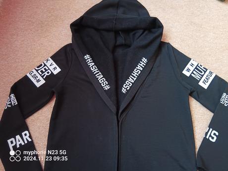 Cardigan s kapucí zn."by dimli", 