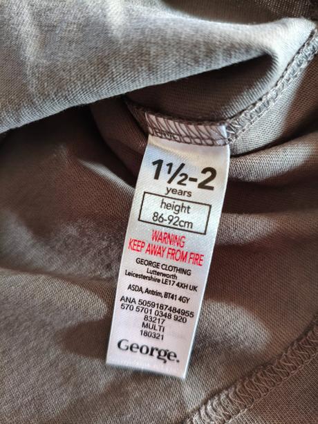 Triko dl.rukáv pro kluka duggee 86/92, george,86 / 92