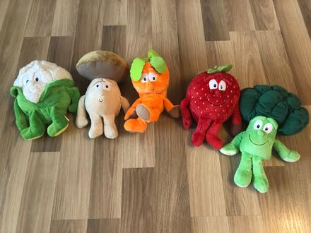 Plyšáky - zelenina, 