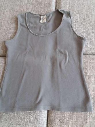 Šedé pružné triko vel.m, m