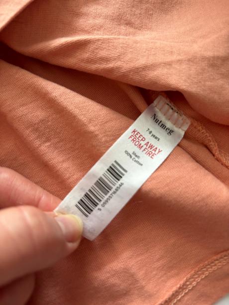 Ob/ šaty losové barvy - v.7/8 let, nutmeg,128