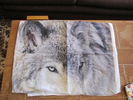 Pěkný bavl. polštář s oboustranným potiskem, 