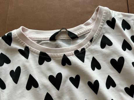 Ob/ šaty růžové se srdíčky - v.7/8 let, george,128