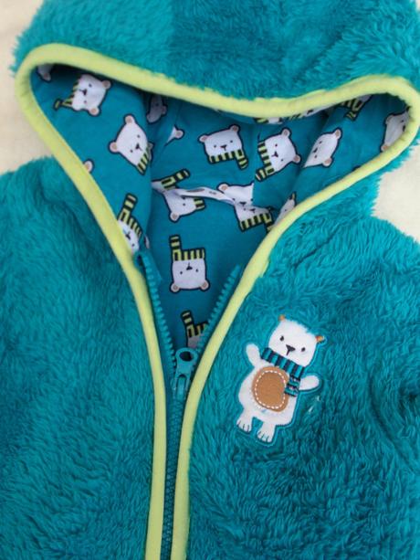 Zimní chlupatková kombinéza, overal, pepco,68