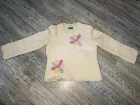 Dívčí svetr 100, benetton,104