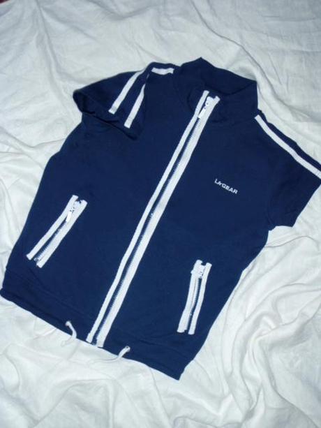 Super značková elastická mikča s krátkým rukávem, l.a. gear,164