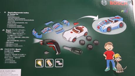 Klein bosh montovací auto s aku šroubovákem atd.,