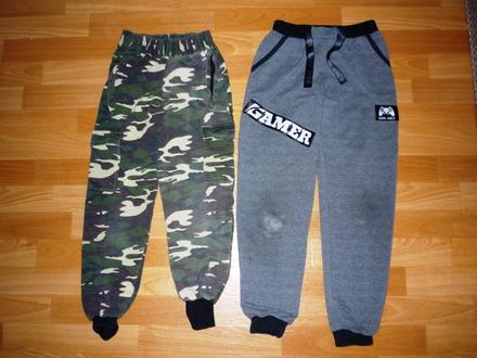 2x tepláky vel 128-134, cena za oboje, 128