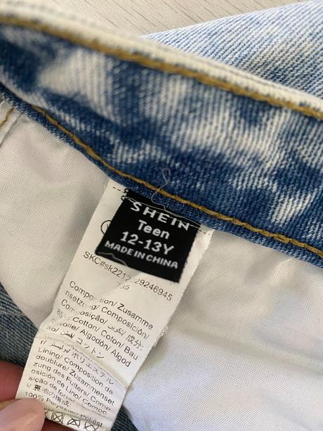 Dívčí džíny s vysokým pasem (12 - 13 let), 152