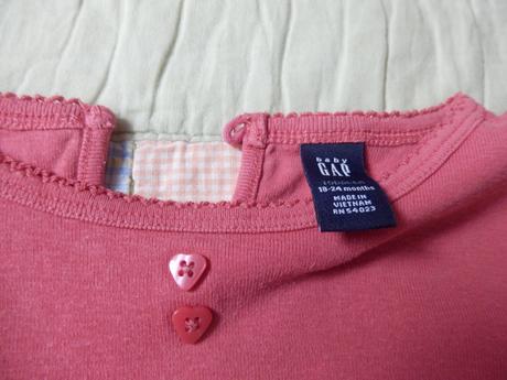 Rifle + tričko gap, vel.18-24 m, gap,86