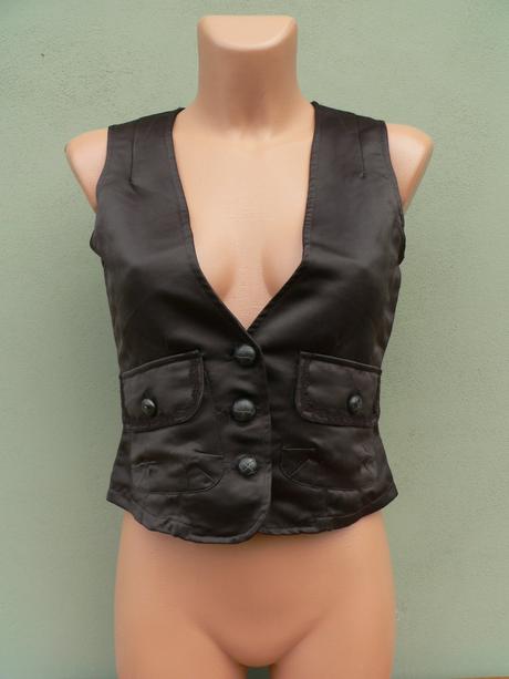 Hnědá vesta super trash in l.a. - vel.s, s