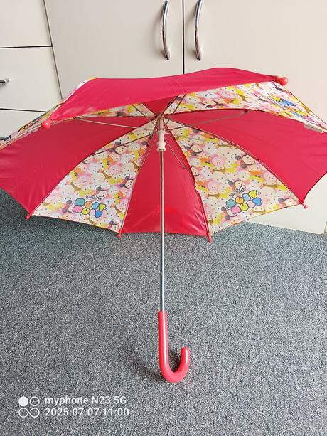 Deštník červený zn."disney", disney