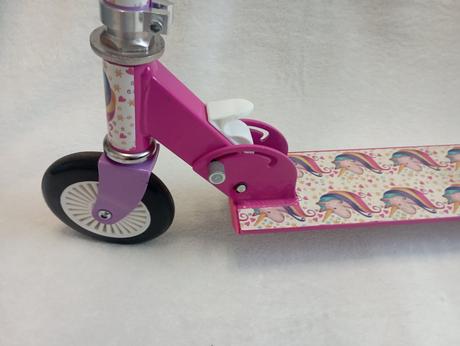 Skládací dětská koloběžka s jednorožcem, bimbobike,