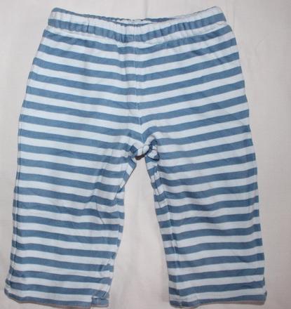 C7. pruhované teplejší tepláky 0-3 měs., marks & spencer,62