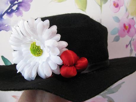 Karnevalový klobouk mary poppins,