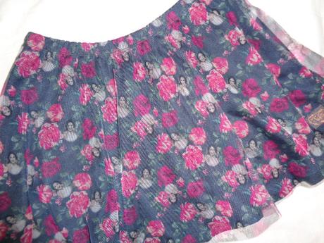 Luxusní růžičková tylová sukně, c&a,146