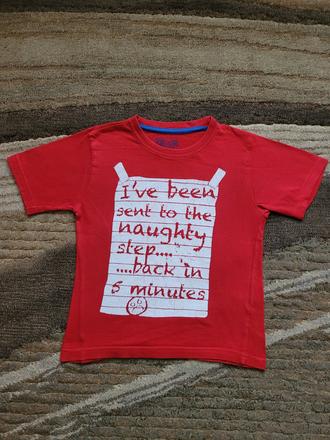 Tričko červené zn. rebel, rebel,116