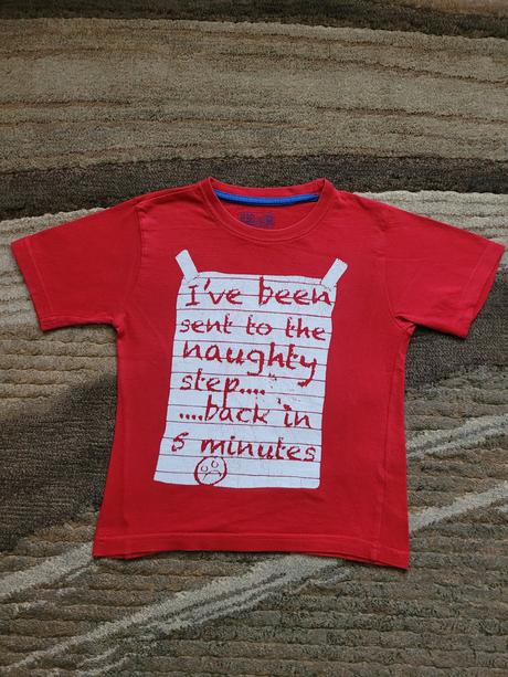 Tričko červené zn. rebel, rebel,116