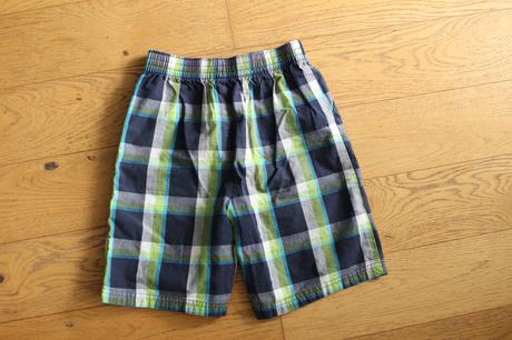 Bavlněné kostkované kraťasy, 110