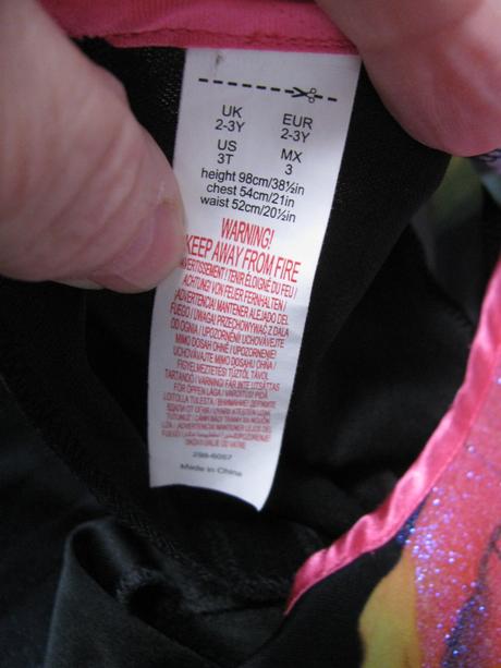 Karneval-dívčí barevný overal kostlivka, 